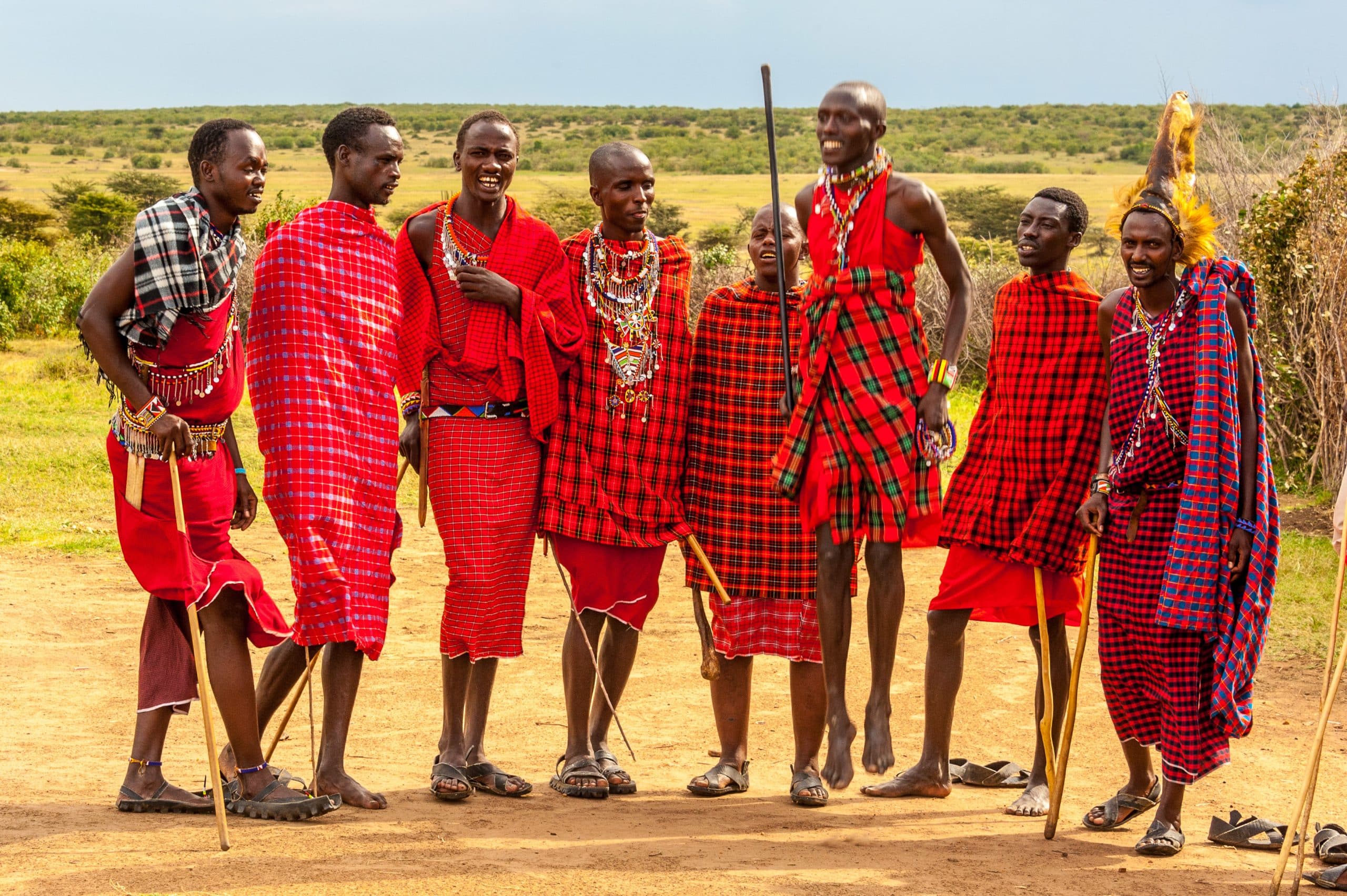 Masai in Serengeti National Park