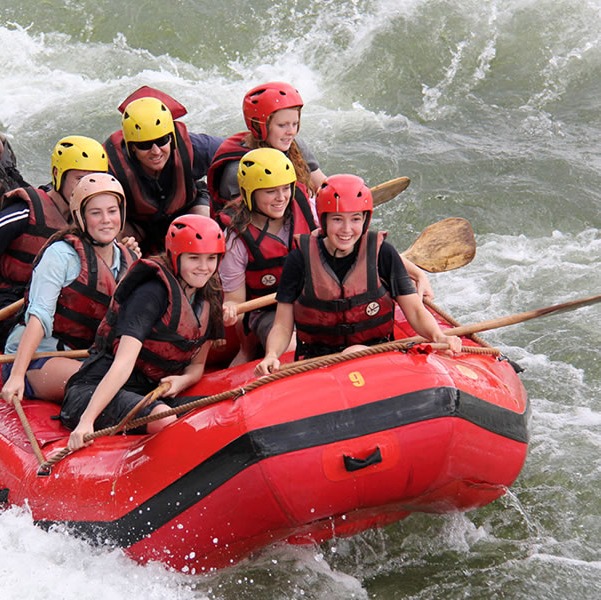 white water rafting